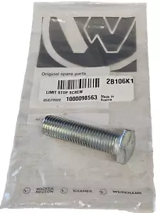 Wacker Neuson Limit Adjusting Stop Screw 1000098563 Wheel Dumper Loader DW DV - Picture 1 of 7