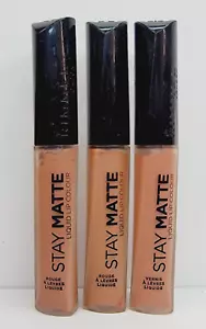 Rimmel London Stay Matte Liquid Lip Colour, Color #720 Moca - Lot of 3 - Picture 1 of 6