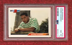 1992 BOWMAN #532 MANNY RAMÍREZ PSA 8 NM-MINT NOVATO RC INDIANS RED SOX - Imagen 1 de 1