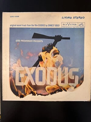 Exodus Original Soundtrack Ernest Gold 1961 LSO1058 LP Vinyl VG+ Foto 1 de 4