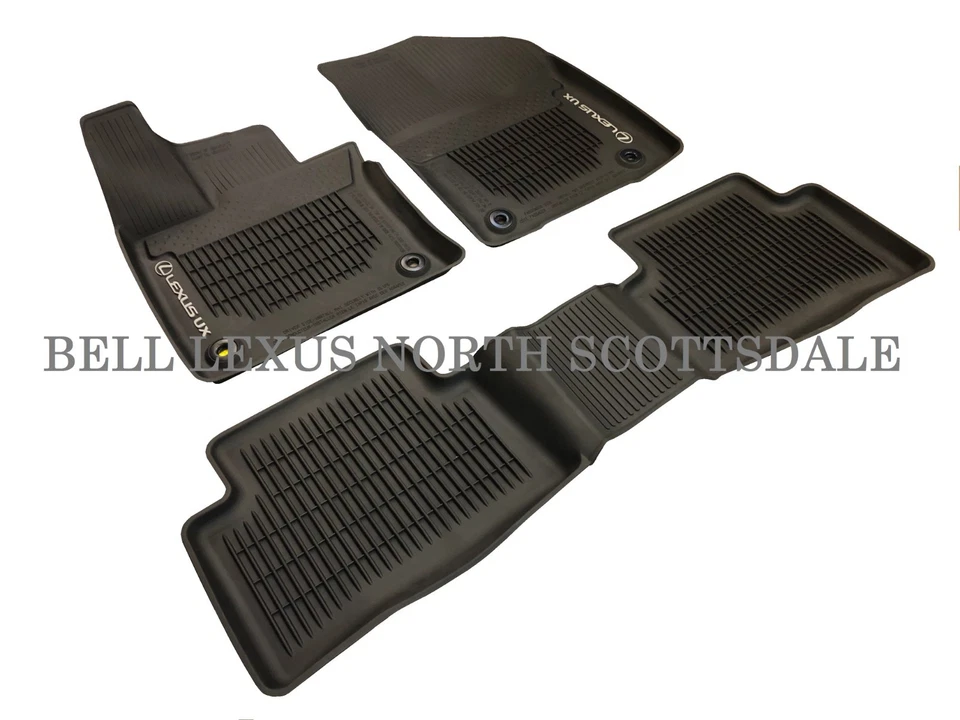 JUEGO DE REVESTIMIENTO DE PISO PARA TODO CLIMA LEXUS OEM FACTORY 2019-2024 UX (alfombrillas negras) Foto 1 de 2