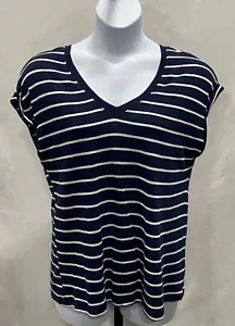 Camicia casual da donna Jessica Simpson a righe M collo a V. - Foto 1 di 8