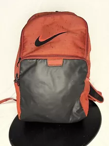 Nike Backpack Unisex Red & Black School Training Travel - Picture 1 of 7