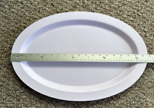 Tupperware XLARGE Oval Tray Serving Platter (Light Lavender Color) 1.93L #3456A