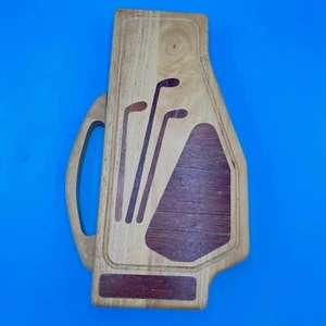 PICNIC PLUS Tavola da Golf Silhouette Formaggio e Vino in Elegante Legno - Foto 1 di 14