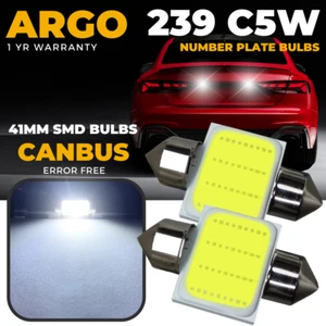 31mm 239 272 Led Canbus White Number Plate Interior C5w Cob Festoon Light Bulbs - Picture 1 of 17