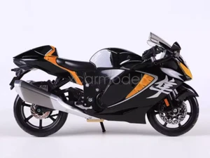 Maisto 1:12 Scale Black 2022 Hayabusa Sports Diecast Metal Motorcycle Model - Picture 1 of 13