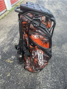OGIO Golf Woode Silencer 14-Way Stand Bag Carry Strap Orange Black Rock READ - Picture 1 of 10