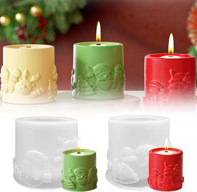 Acquista Stampo in silicone per candele Tai Chi fai da te, stampo epossidico regalo per candele