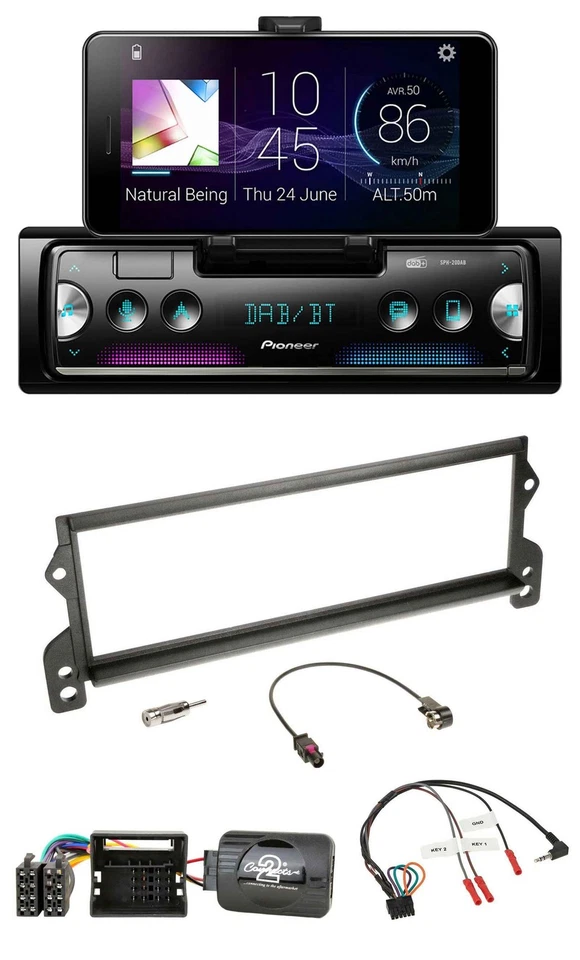 Pioneer USB Lenkrad Bluetooth DAB Autoradio für Mini (2001-2006 MOST) - Bild 1 von 4