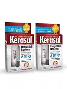 LOTTO 2 Kerasal Trattamento Rinnovamento Unghie Funghi 10ml (COME DA FOTO) - Foto 1 di 5