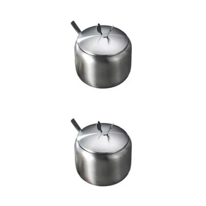 1/2/3 Sugar Bowl Spice Jar Kitchen Gadgets Salt Container Seasoning Pot - Picture 1 of 29