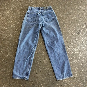 Vintage Levi’s SilverTab Blue Denim Jeans Mens 30x30 Loose Fit Y2K Grunge Skate - Picture 1 of 8