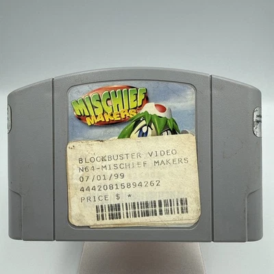Cartucho Mischief Makers (Nintendo 64, N64) solo muy bueno - auténtico y probado Foto 1 de 4