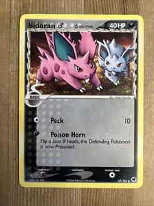 JCC Pokémon - Nidoran M Delta Species 57/101 - EX Dragon Frontiers Regular - LP - Imagen 1 de 2