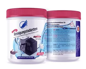 200x Reinigungstabletten für Kaffeevollautomaten Jura Siemens Krups Miele Bosch - Bild 1 von 5