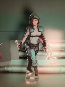 Resident Evil - Jill Valentine Anime Girl Pinup Moral Fan Patch Acryl Figur - Bild 1 von 1