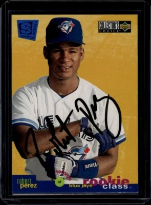 1995 Collector's Choice SE #14 Autographed Robert Perez Trading Card - Image 1 of 2