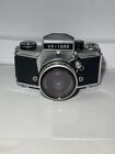 EXAKTA VX 1000 35mm SLR CAMERA w/ aus Jena Pancolar 2/50 Lense Vintage camera