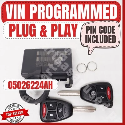 📮 INMOVILIZADOR PLUG & PLAY PROGRAMADO VIN DODGE RAM 1500 2007-2008 05026224AH 📮 Foto 1 de 4