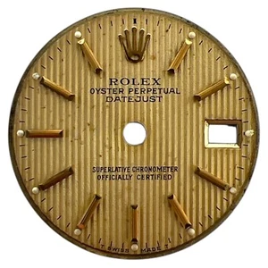 Original Rolex Oyster Perpetual Datejust 26mm Tapestry Dial Champagne Gold 79173 - Bild 1 von 4
