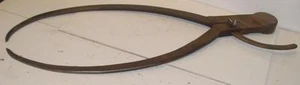 Ancien compas de traçage en acier - Hauteur 850 mm - ouverture maxi 1250 mm - Picture 1 of 2