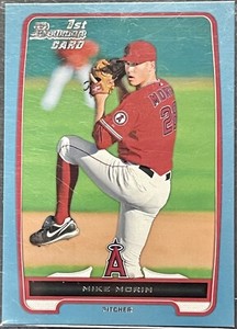 2012 Bowman Draft Picks Blue Border “Mike Morin"