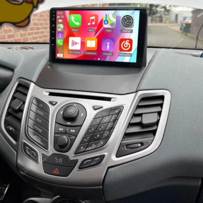 LEEKOOLUU Android 15 Apple CarPlay Autoradio Für Ford Fiesta VI 2009-2014 GPS WIFI HIFI