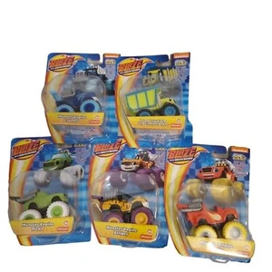 Camión de volteo trituradora Blaze Monster Engines a rayas de pepinillos Zeg - Imagen 1 de 8