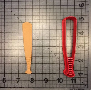 Baseball Bat 102 Cookie Cutter - Picture 1 of 2