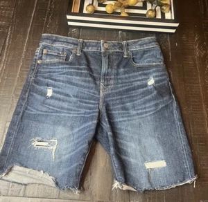 American Eagle Womens Size 30 Jean Short Next Level Flex Stretch Distressed - Picture 1 of 7