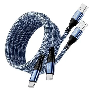 CÂBLE USB C NEUF [3,3 PIEDS 2 Pack] CHARGEUR DE TÉLÉPHONE RAPIDE (SAMSUNG, MACBOOK, IPAD) - Photo 1 sur 1