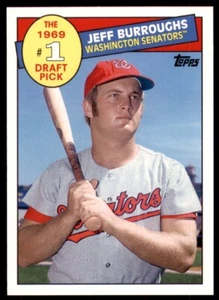 2016 Topps Archives 1985 #1 Draft Pick #85DP-JB Jeff Burroughs Washington - Picture 1 of 2
