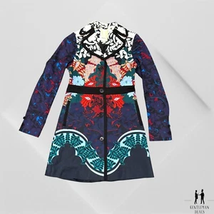 Anthropologie Elevenses Florilege Floral Long Jacket Women's 0 Indie Boho Twee - Picture 1 of 11