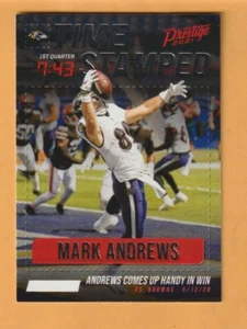 Mark Andrews Baltimore Ravens 2021 Prestige Time Stamped #2 Oklahoma Sooners - Picture 1 of 2