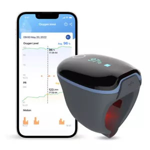 Wellue O2 Ring Pulsoximeter für O2 sauerstoffsättigung und Herzfrequenz mit App - Bild 1 von 16