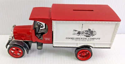 ERTL Kenworth Motor Trucks Coors Brewing Co Metal Car Bank 7" long - Image 1 of 4