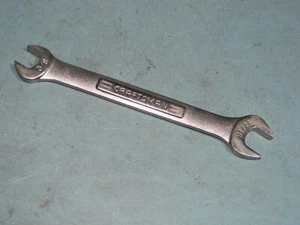 Craftsman Double Open End Wrench 3/8 7/16 VA 44572 USA #19 - Picture 1 of 5