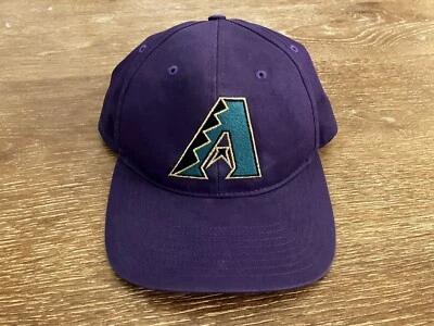 Gorra gorra vintage Arizona Diamondbacks Twins Enterprise púrpura verde azulado Snapback Foto 1 de 4