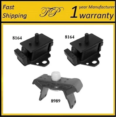 3PCS MOTOR & TRANS MOUNT FOR 1998-2003 Toyota Tacoma 2.4L 2WD - Image 1 of 4
