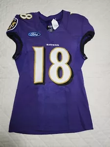 Maglia da allenamento Baltimore Ravens #18 Andre Levrone autentica uso pesante, CHECK CO - Foto 1 di 13