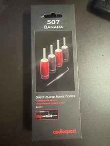 AudioQuest 507 Serie Banane - 4er-Pack (Silber) - Bild 1 von 1