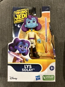 NEW Hasbro Disney Star Wars Young Jedi Adventures Lys Solay 4” Action Figure - Picture 1 of 2