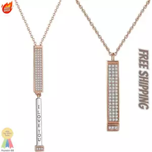 I Love You Necklace Gifts for Her, Birthday Gifts for Girlfriend, Wife Anniver - Picture 1 of 6