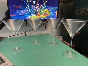 Paar Klarglas 7,5" hoch Martini Stielgläser - Bild 1 von 7