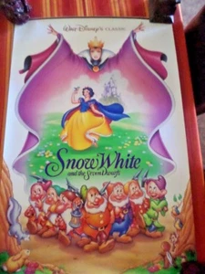 "SNOW WHITE AND THE SEVEN DWARFS" ORIGINAL MOVIE POSTER 1993 DOUBLE SIDED - Picture 1 of 1