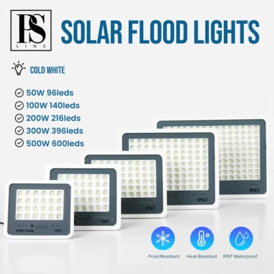 Solar Powered LED Flood Light IP67 Waterproof ,HIGH QUALITY - Image 1 of 4