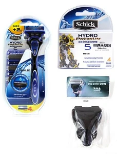 Schick Hydro Premium 5 1 Rasierer Griff Ständer + 8 Patronen Reisedeckel - Bild 1 von 8