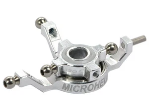 Microheli Klinge 120 S Silber Präzision CNC Titan X Swashplate MH-120S012 - Bild 1 von 1