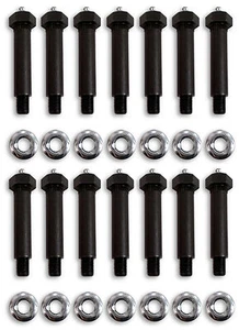 14- KIT - 3500# Trailer Axle Spring Shackle Grease Type Eye "wet" Bolt 9/16 x 3 - Picture 1 of 5